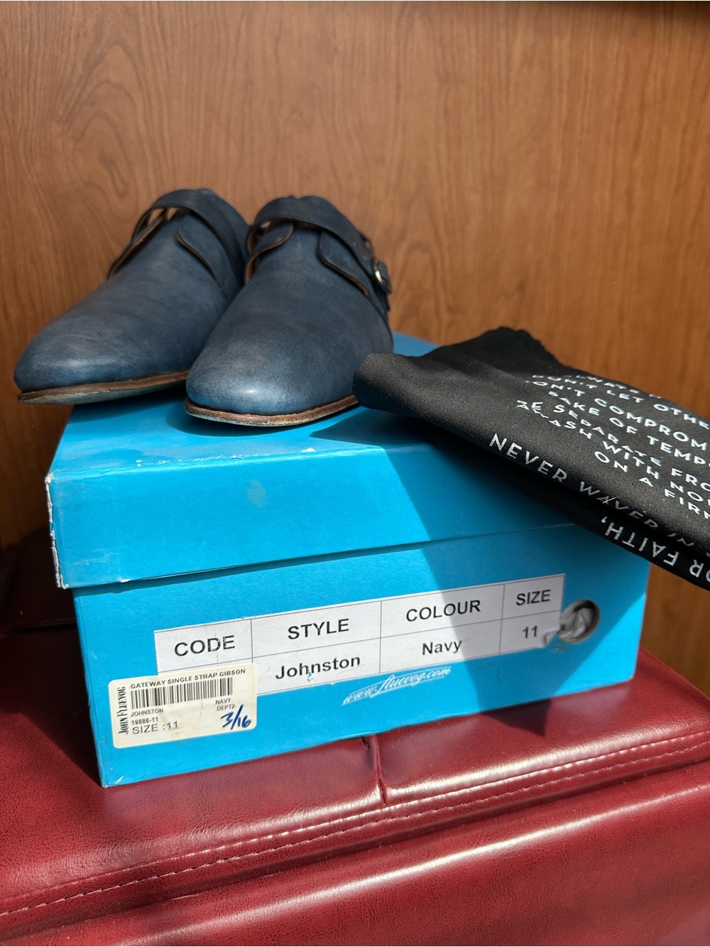 John Fluevog Gateway Johnston Single Monkstrap